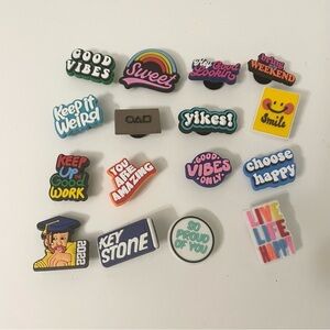 Croc Charms Lot of 16 Assorted Charms